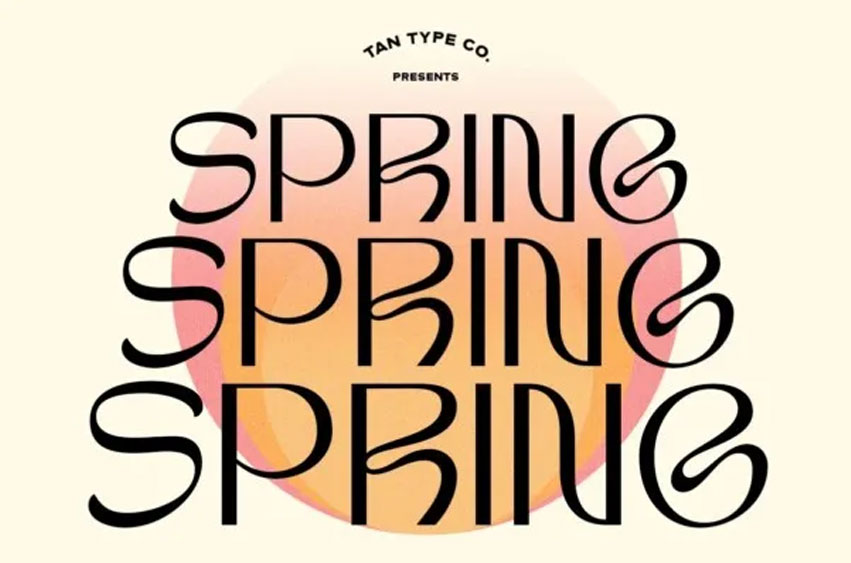 Tan Spring Font