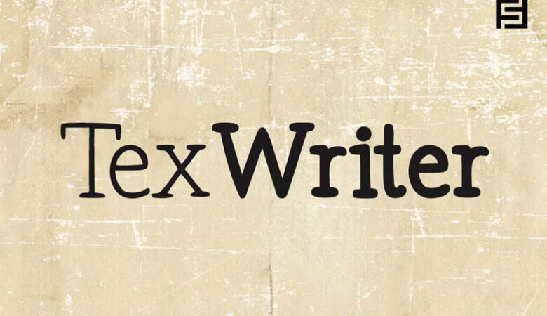 Tex Writer Font