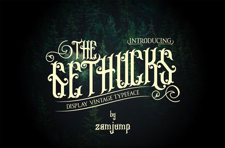 The Gethucks Font