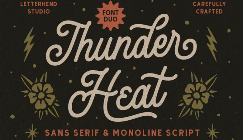 Thunder Heat Font