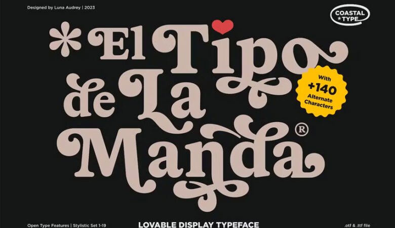 Tipo De La Manda Font