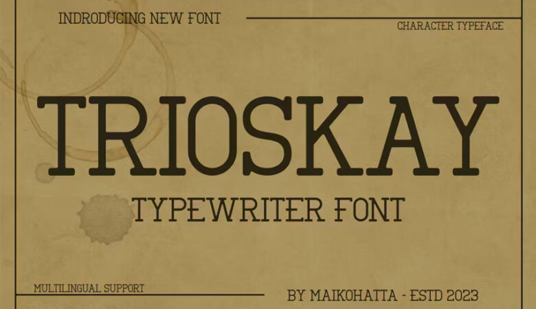 Trioskay Font