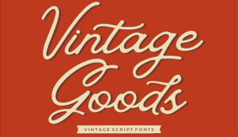 Vintage Goods Font
