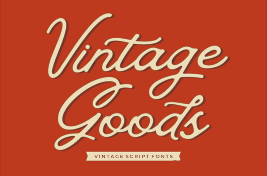 Vintage Goods Font