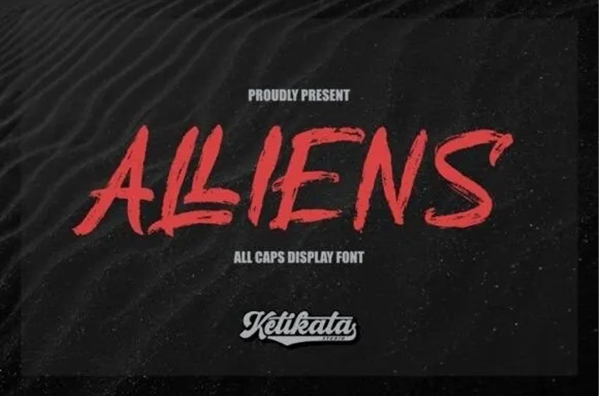 Alliens Font