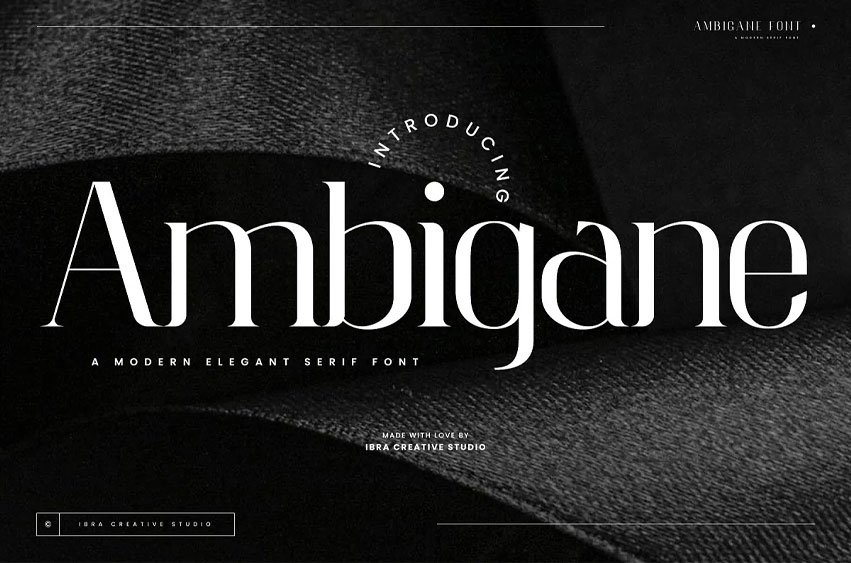 Ambigane Font