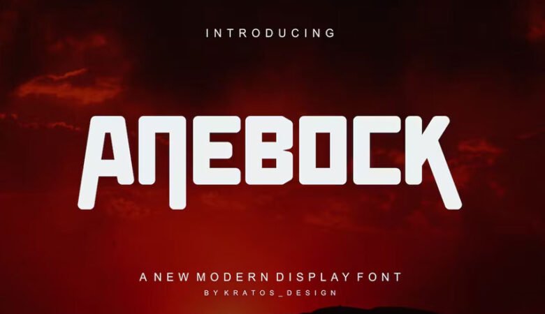 Anebock Font