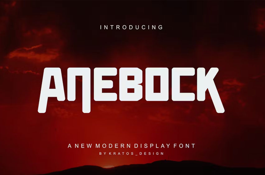 Anebock Font