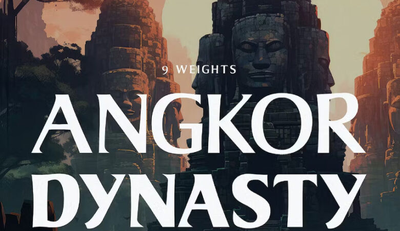 Angkor Dynasty Font