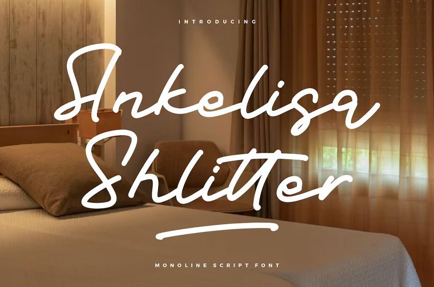Ankelisa Shlitter Font