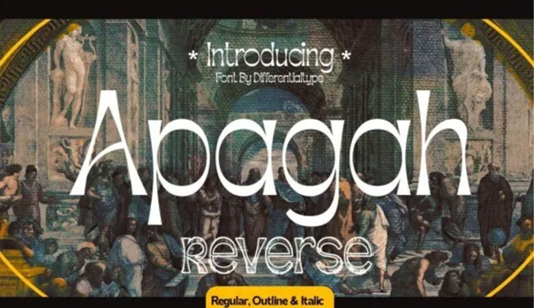 Apagah Reverse Font