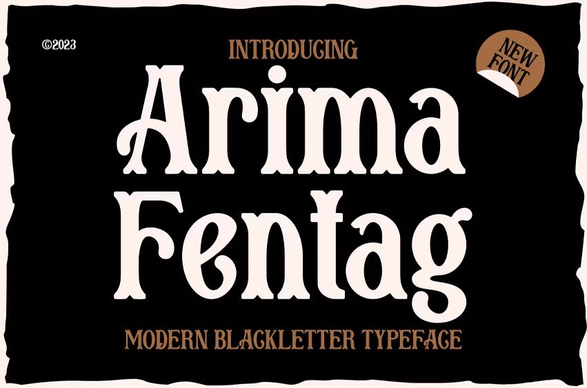 Arima Fentag Font