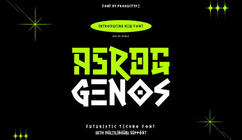 Asrog Genos Font