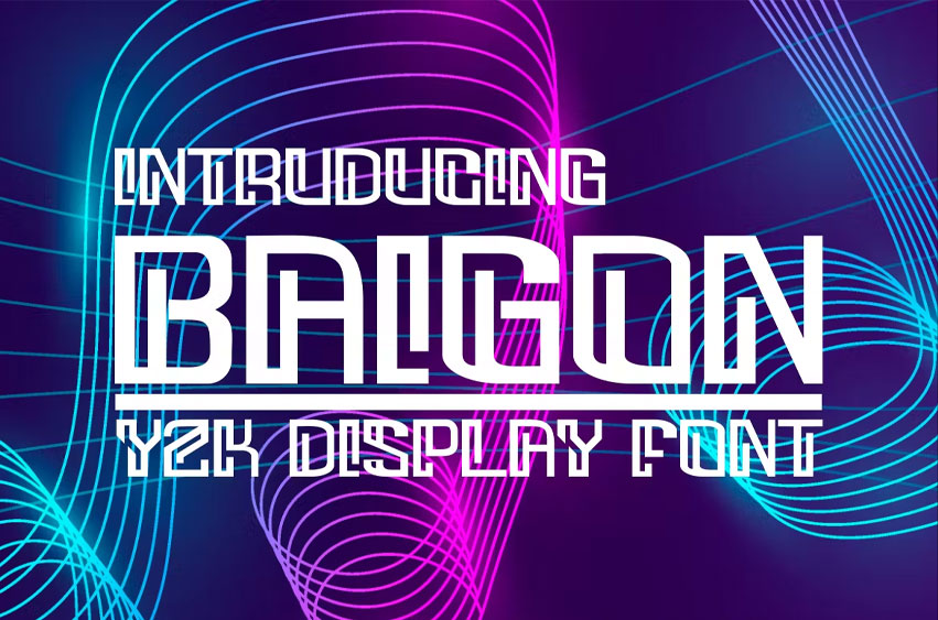 Baigon Y2K Font