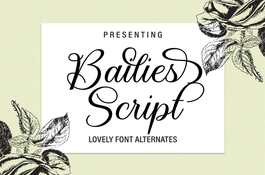 Bailies Font