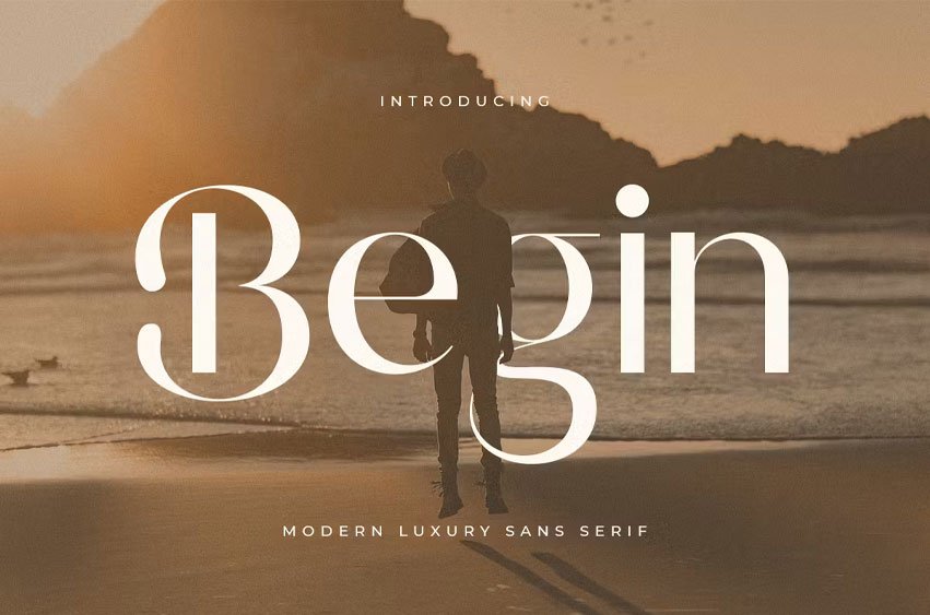 Begin Luxury Font