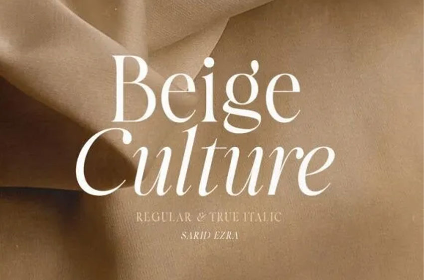 Beige Culture Font