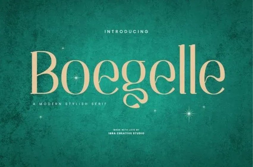 Boegelle Font