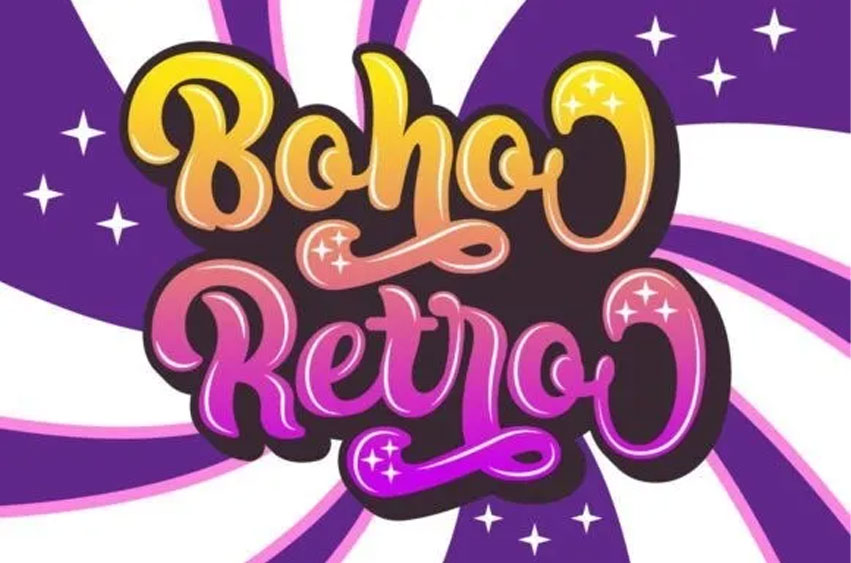 Boho Retro Font