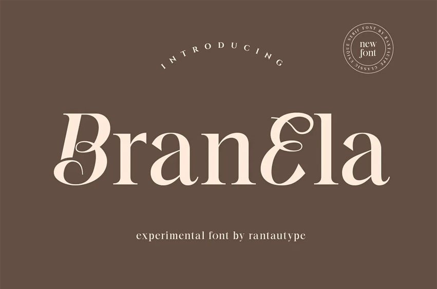 Branela Serif Font