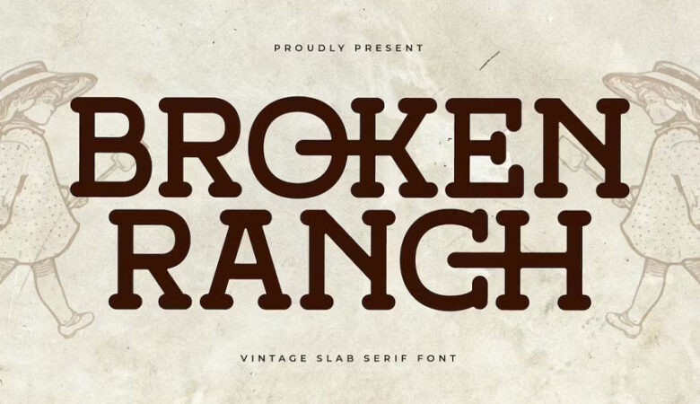 Broken Ranch Font