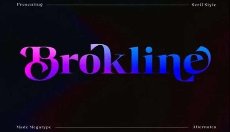 Brokline Font