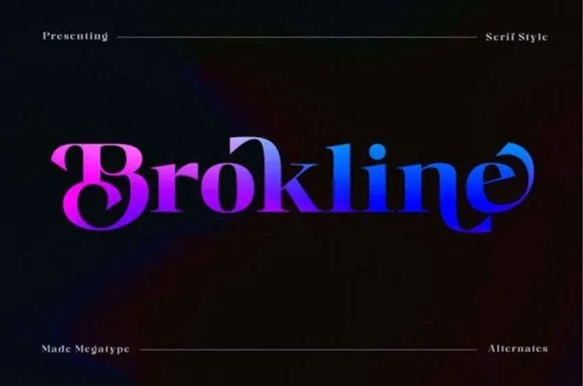 Brokline Font