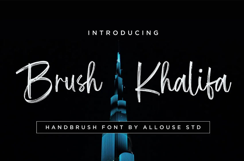 Brush Khalifa Font