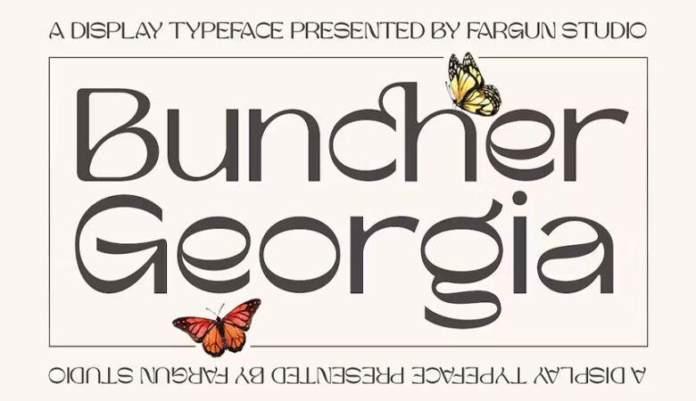 Buncher Georgia Font