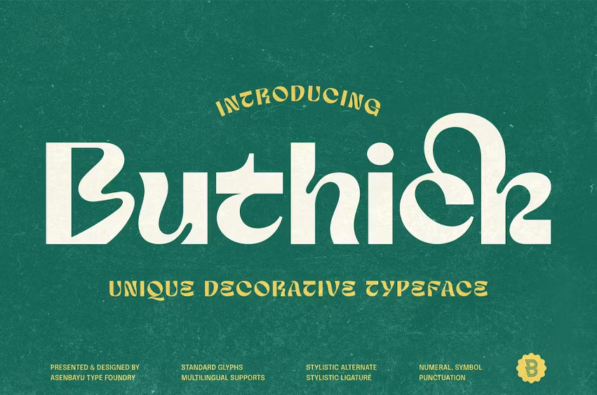 Buthick Font