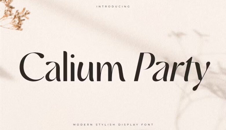 Calium Party Font