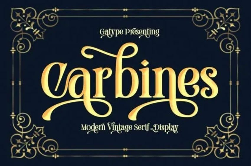 Carbines Font