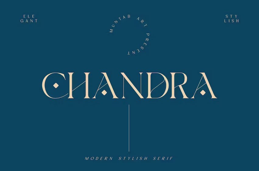 Chandra Font