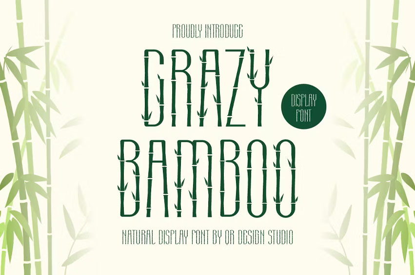 Crazy Bamboo Font