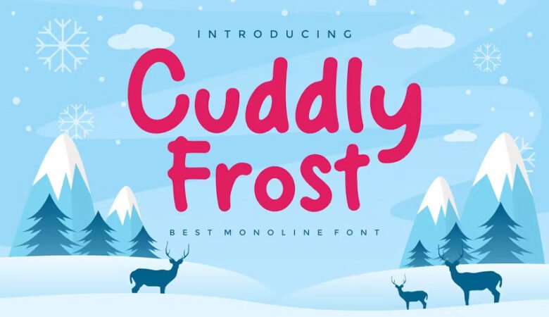 Cuddly Frost Font