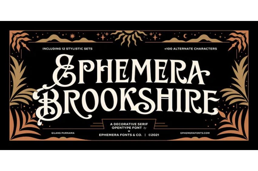 EFCO Brookshire Font