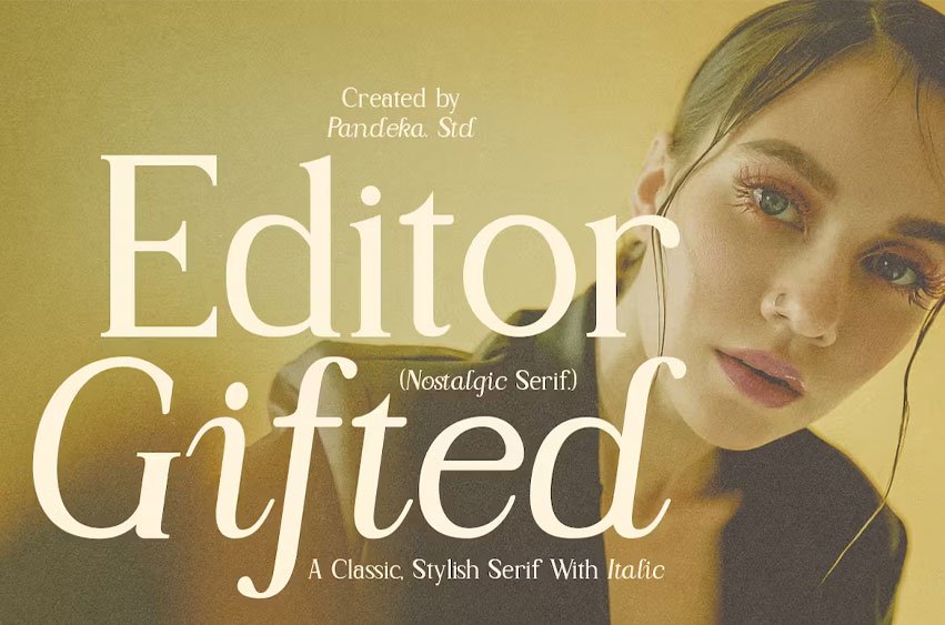 Editor Gifted Font