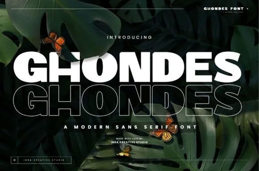 Ghondes Font