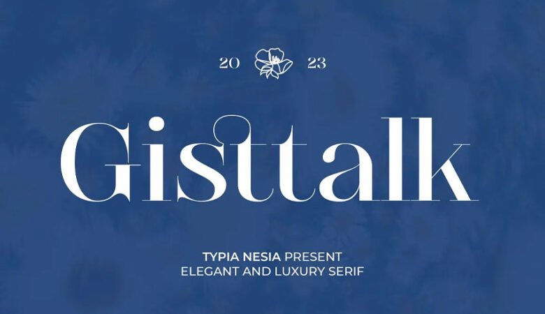 Gisttalk Font