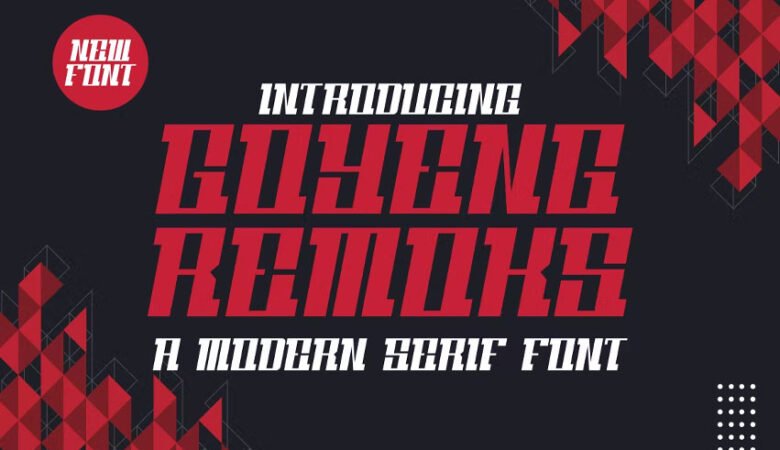 Goyeng Remoks Font