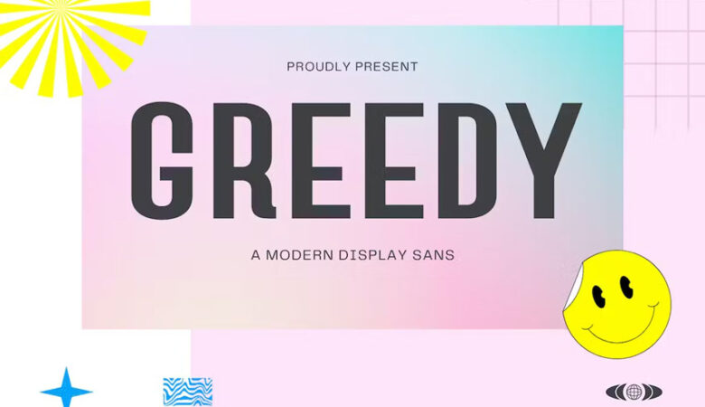 Greedy Font