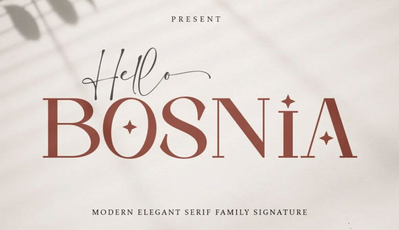 Hello Bosnia Font