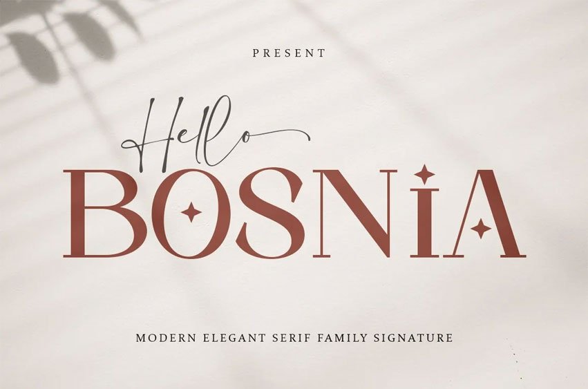 Hello Bosnia Font