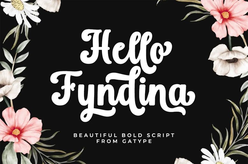 Hello Fyndina Font