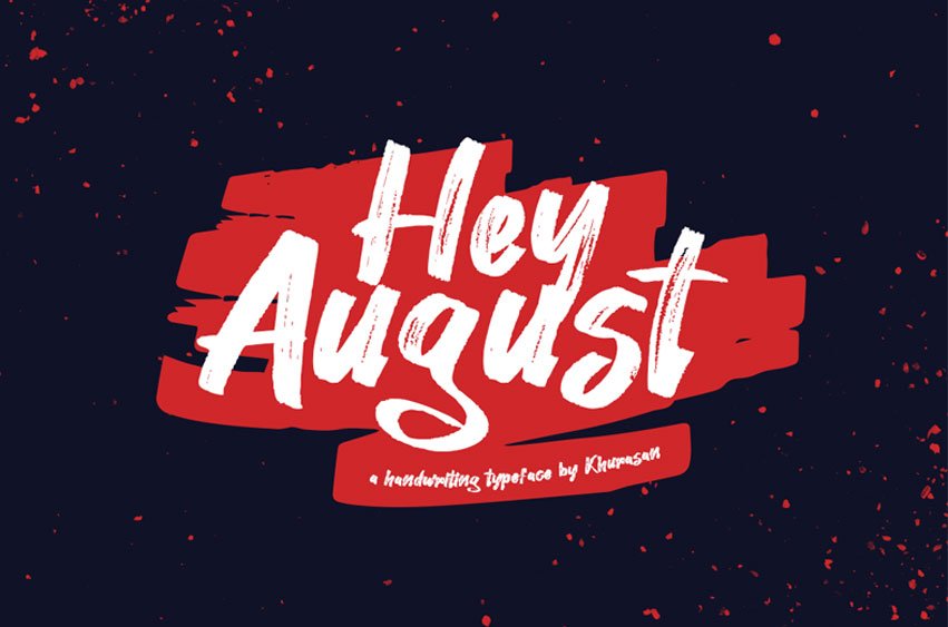 Hey August Font