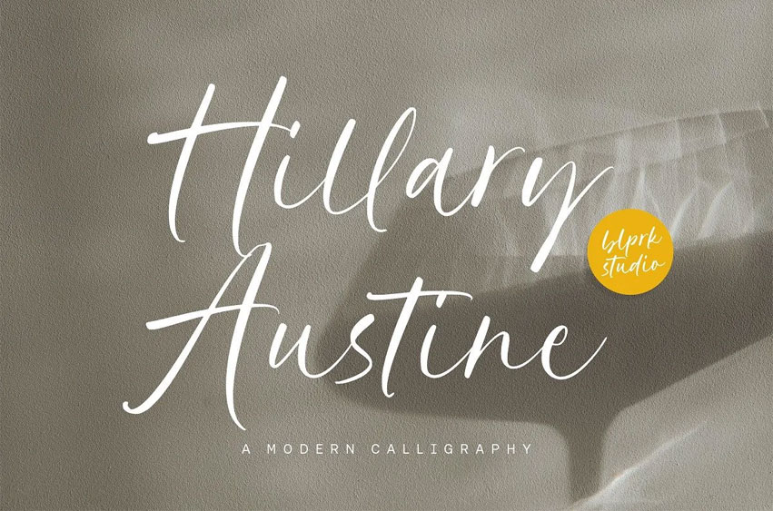 Hillary Austine Font