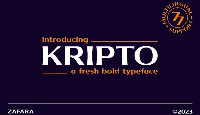 Kripto Font