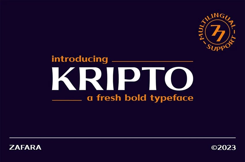 Kripto Font