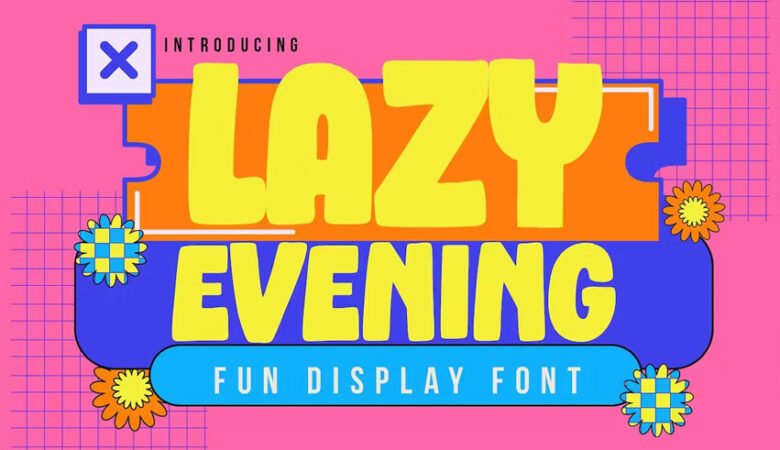 Lazy Evening Font