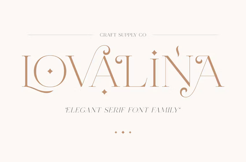 Lovalina Font